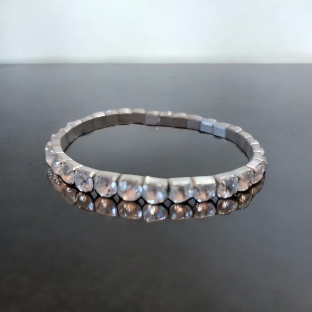 Single row Rhinestone bracelet